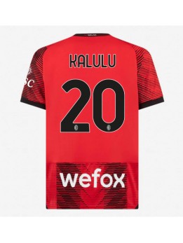 AC Milan Pierre Kalulu #20 Heimtrikot 2023-24 Kurzarm